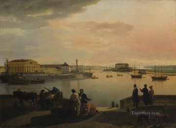 a view from st petersburg sm Sylvester Shchedrin Russian Oil Paintings